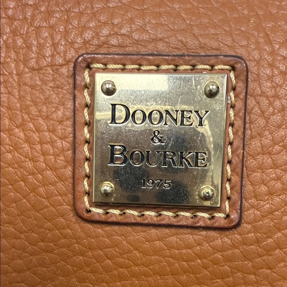 Dooney & Bourke Large Brown Leather Satchel